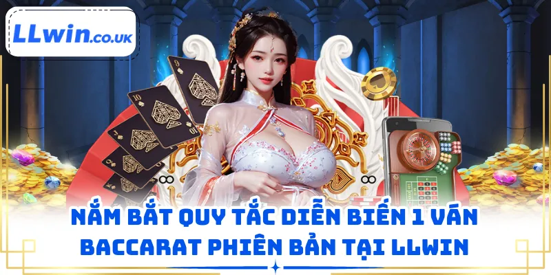 Nắm bắt quy tắc diễn biến 1 ván Baccarat phiên bản tại LLWIN